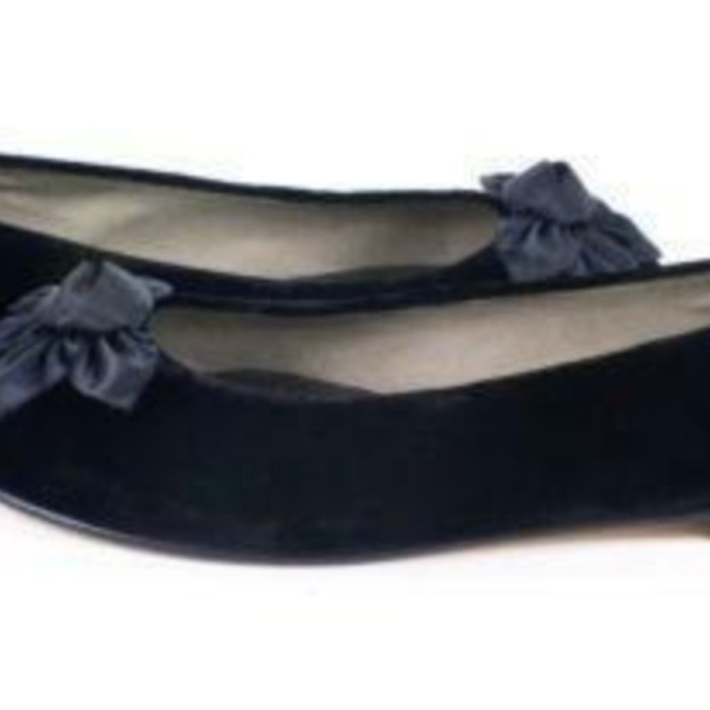 EUC FS/NY Velvet Ballet Flats Size 10 - Picture 6 of 6